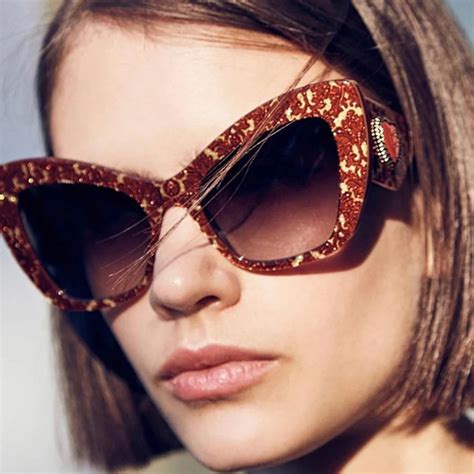 luxury designer sunglasses cat eye.